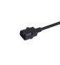 Equip 112106 cable de transmisión Negro 0,25 m IEC C14 CEE7/3