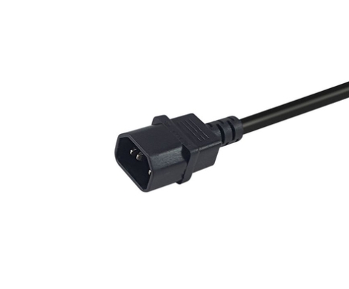 Equip 112106 cable de transmisión Negro 0,25 m IEC C14 CEE7/3
