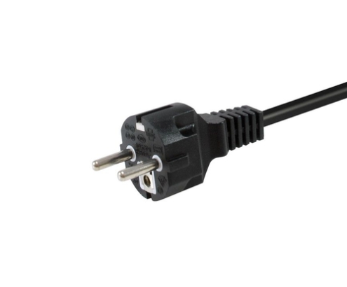 Equip 112180 cable de transmisión Negro 1,8 m CEE7/7 CEE7/3