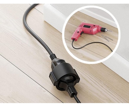 Equip 112180 cable de transmisión Negro 1,8 m CEE7/7 CEE7/3