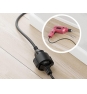 Equip 112181 cable de transmisión Negro 3 m CEE7/7 CEE7/3