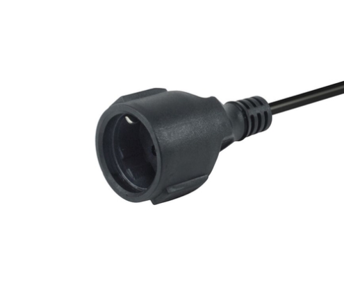 Equip 112183 cable de transmisión Negro 10 m CEE7/7 CEE7/3
