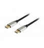 Equip 119265 cable DisplayPort 5 m Aluminio, Negro