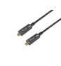Equip 119463 Cable óptico activo USB-C a C, M/M, 15m, PD 60W, 4K/60Hz, 10Gbps, Vídeo+Datos+PD