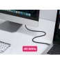 Equip 119463 Cable óptico activo USB-C a C, M/M, 15m, PD 60W, 4K/60Hz, 10Gbps, Vídeo+Datos+PD
