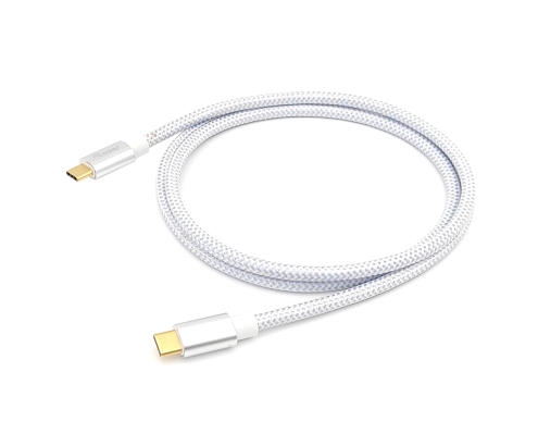 Equip 128358 Cable USB 3.2 Gen 2 C a C, M/M, 2,0m, PD 100W , 4K/60Hz, 10Gbps, Blanco