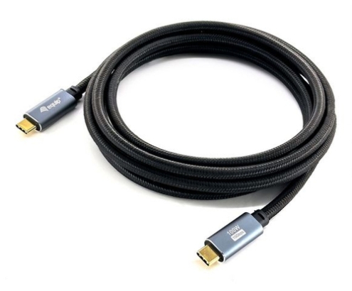 Equip 128359 Cable USB 3.2 Gen 2 C a C, M/M, 3,0m, PD100W , 4K/60Hz, 10Gbps, Negro