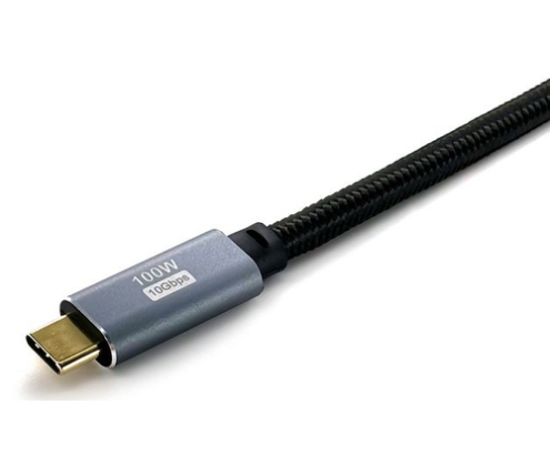 Equip 128359 Cable USB 3.2 Gen 2 C a C, M/M, 3,0m, PD100W , 4K/60Hz, 10Gbps, Negro