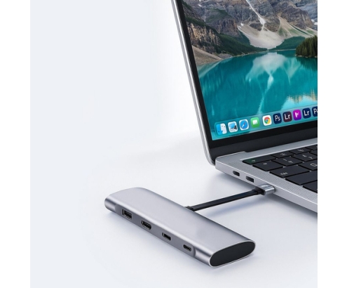 Equip 128410 cable USB USB4 Gen 3x2 0,13 m USB C Negro