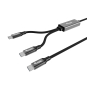 Equip 128895 cable USB USB 2.0 1,5 m USB C 2 x USB C 0,48 Gbit/s 140 W Negro
