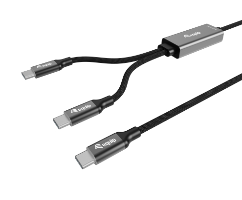 Equip 128895 cable USB USB 2.0 1,5 m USB C 2 x USB C 0,48 Gbit/s 140 W Negro