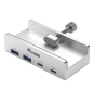 Equip 128967 hub de interfaz USB 3.2 Gen 1 (3.1 Gen 1) Type-A 5000 Mbit/s Aluminio