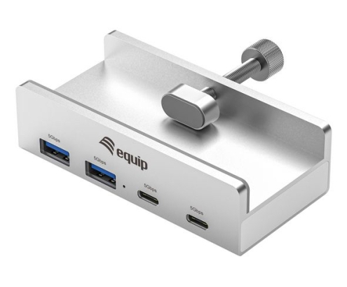 Equip 128967 hub de interfaz USB 3.2 Gen 1 (3.1 Gen 1) Type-A 5000 Mbit/s Aluminio