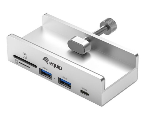 Equip 128968 hub de interfaz USB 3.2 Gen 1 (3.1 Gen 1) Type-A 5000 Mbit/s Aluminio