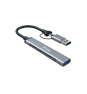 Equip 128969 hub de interfaz USB 3.2 Gen 1 (3.1 Gen 1) Type-C 5000 Mbit/s Gris