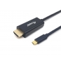 Equip 133411 adaptador de cable de vÍ­deo 1 m USB Tipo C HDMI tipo A (Estándar) Negro