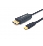 Equip 133428 adaptador de cable de vÍ­deo 3 m USB Tipo C DisplayPort Gris