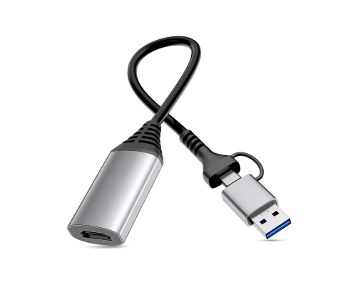 Equip 133498 Adaptador gráfico USB 1920 x 1080 Pixeles Gris