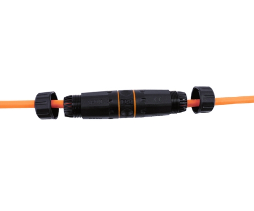 Equip 221162 cambiador de género para cable RJ-45 Negro, Naranja