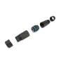 Equip 221172 cambiador de género para cable RJ-45 Negro, Azul