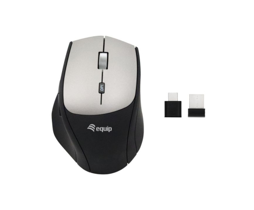 Equip 245115 ratón Oficina mano derecha RF inalámbrico Óptico 2400 DPI