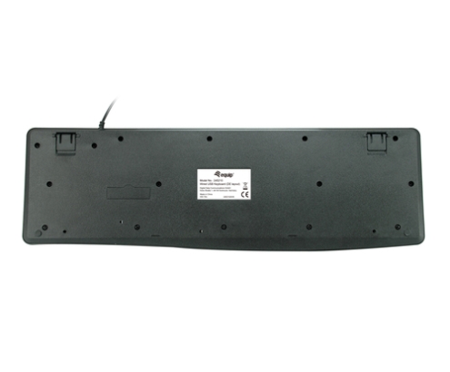 Equip 245210 teclado Oficina USB QWERTZ Alemán Negro