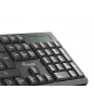 Equip 245222 teclado Ratón incluido RF inalámbrico QWERTY Portugués Negro