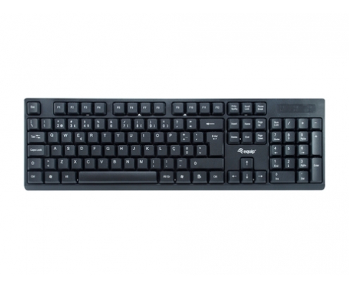 Equip 245222 teclado Ratón incluido RF inalámbrico QWERTY Portugués Negro
