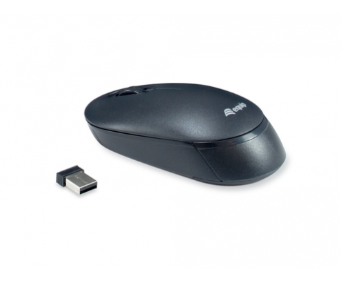 Equip 245222 teclado Ratón incluido RF inalámbrico QWERTY Portugués Negro