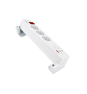 Equip 245556 base múltiple 2 m 3 salidas AC Interior Blanco