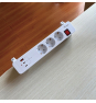Equip 245556 base múltiple 2 m 3 salidas AC Interior Blanco