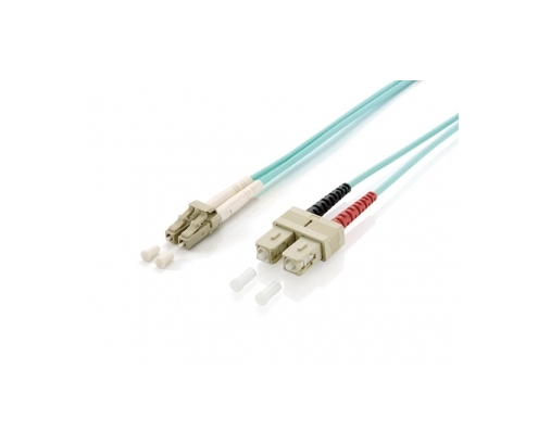 Equip 255316 cable de fibra optica 10 m LC SC OM3 Turquesa