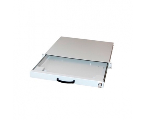 EQUIP 260410 CAJON DE TECLADO PARA RACK 19P CON LLAVE GRIS
