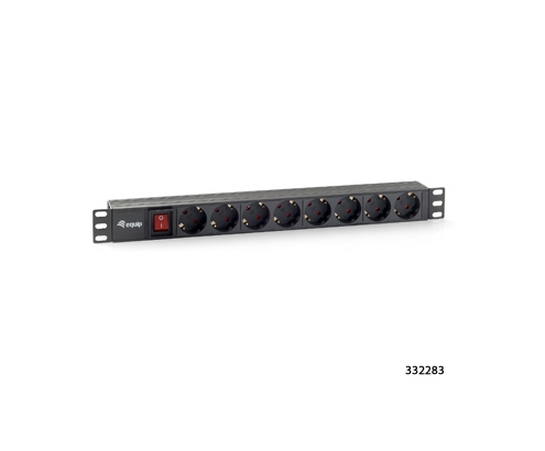 EQUIP 333283 REGLETA ALIMENTACION RACK 19P 8 TOMAS