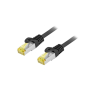 Equip 605110 cable de red Negro 25 m Cat6a S/FTP (S-STP)