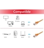 Equip 606608 cable de red Naranja 10 m Cat6a S/FTP (S-STP)