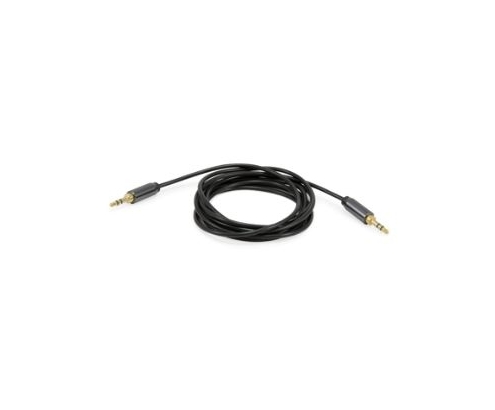 EQUIP cable de audio 3,5mm Macho/Macho, 2,5 m Negro