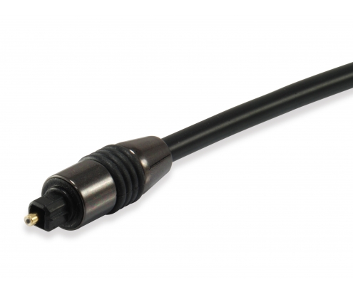 EQUIP cable de audio TOSLINK Macho/Macho, 5 m Negro