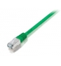EQUIP cable de red RJ-45 Cat6a S/FTP (S-STP) Macho/Macho, 0,5 m Verde