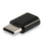 EQUIP cambiador de género para cable USB C Micro USB B Negro