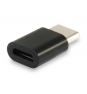 EQUIP cambiador de género para cable USB C Micro USB B Negro