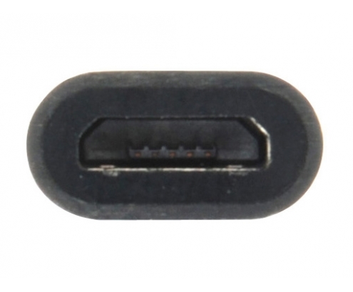 EQUIP cambiador de género para cable USB C Micro USB B Negro