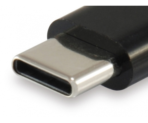 EQUIP cambiador de género para cable USB C Micro USB B Negro
