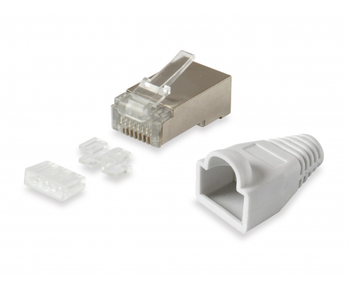 Equip conector Cat6 RJ45 Plata