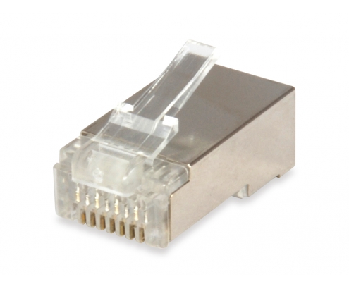 Equip conector Cat6 RJ45 Plata