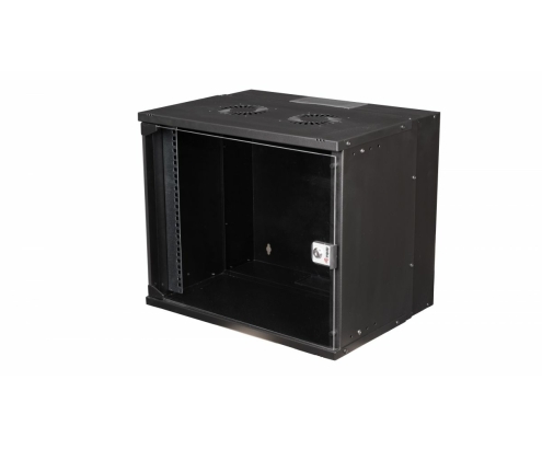 Equip EWM-09-5440-B armario rack 9U Bastidor de pared Negro