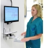 Ergotron 61-080-062 soporte para monitor Blanco Pared