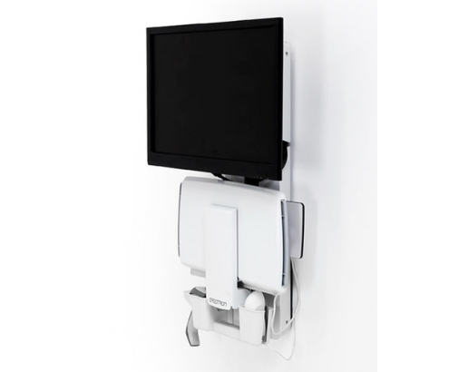 Ergotron 61-080-062 soporte para monitor Blanco Pared