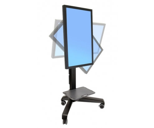 Ergotron Neo-Flex Mobile MediaCenter UHD Negro Panel plano Carro multimedia