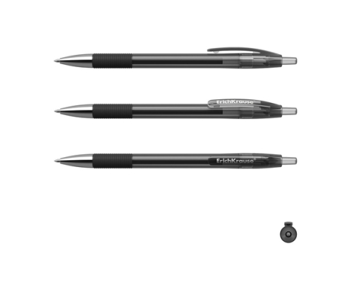 ErichKrause 46815 bolígrafo de gel Bolígrafo de gel de punta retráctil Negro 12 pieza(s)